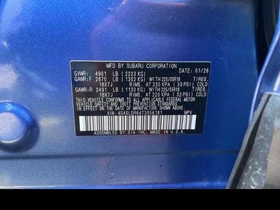 2026 Subaru Forester Limited