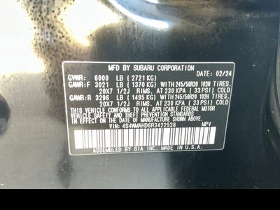 2024 Subaru Ascent Onyx Edition