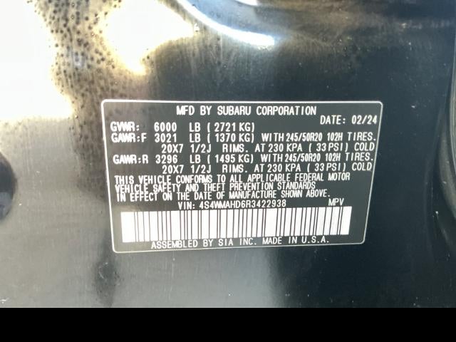 2024 Subaru Ascent Onyx Edition