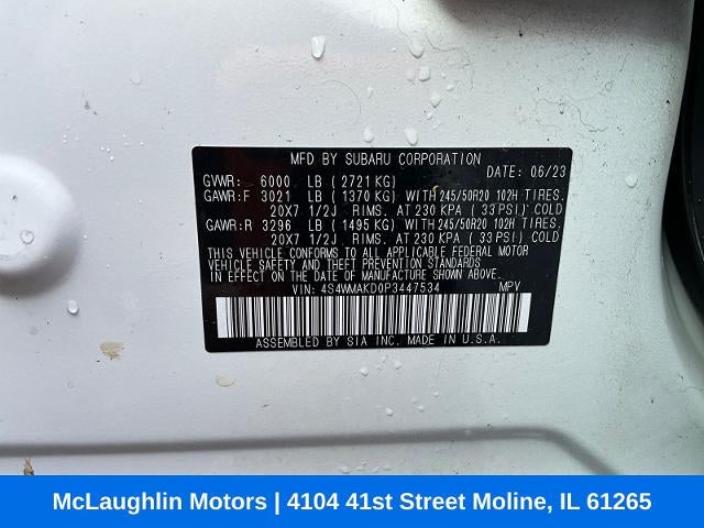 2023 Subaru Ascent Onyx Edition Limited