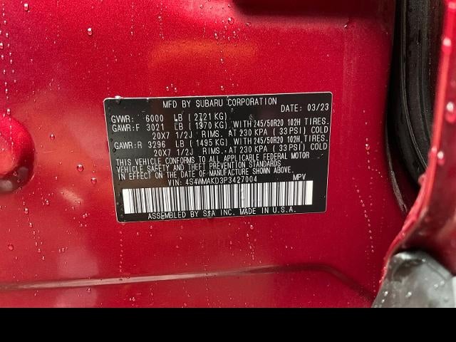 2023 Subaru Ascent Onyx Edition Limited