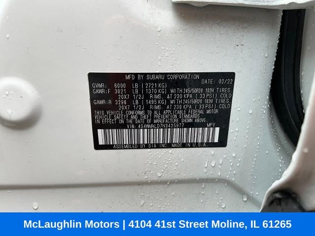 2022 Subaru Ascent Limited