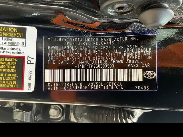 2016 Toyota Camry XLE