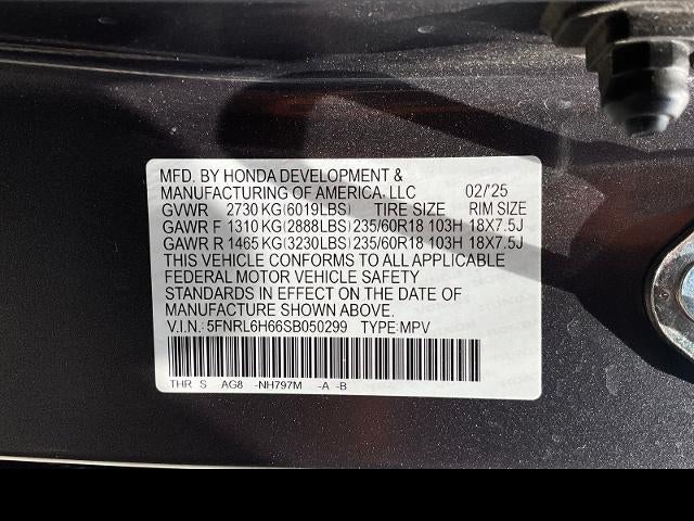 2025 Honda Odyssey EX-L