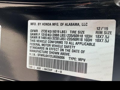 2020 Honda Odyssey EX-L