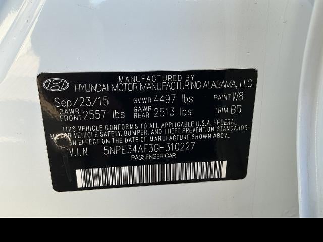 2016 Hyundai Sonata 2.4L Limited