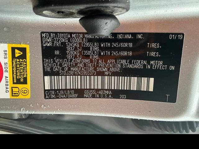 2019 Toyota Highlander SE