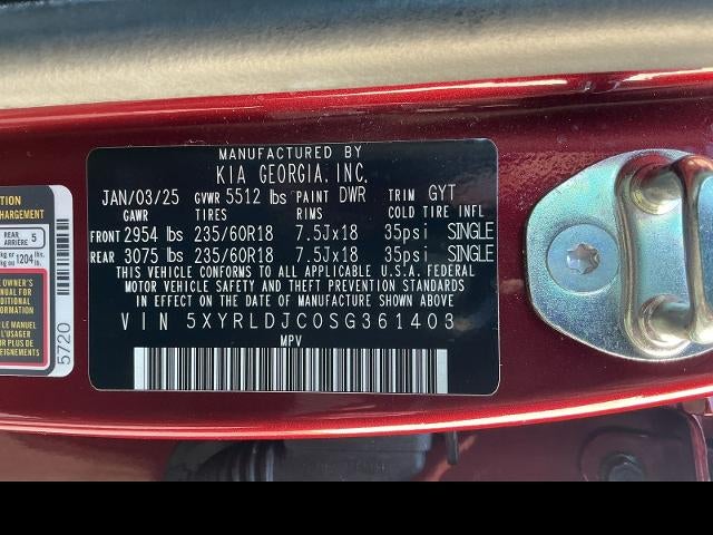 2025 Kia Sorento S