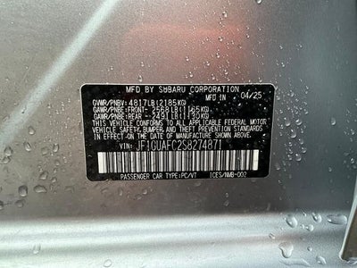 2025 Subaru Impreza Sport