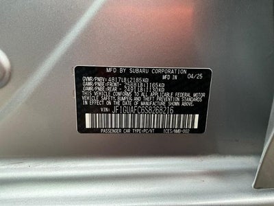 2025 Subaru Impreza Sport