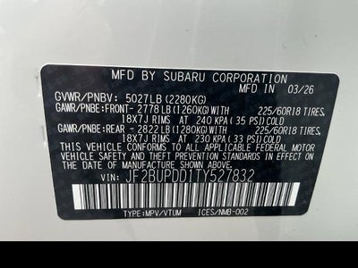 2026 Subaru Outback Limited