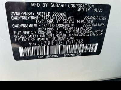 2026 Subaru Outback Limited