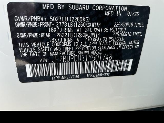 2026 Subaru Outback Limited
