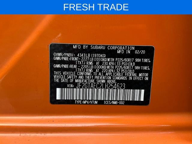 2020 Subaru Crosstrek Premium