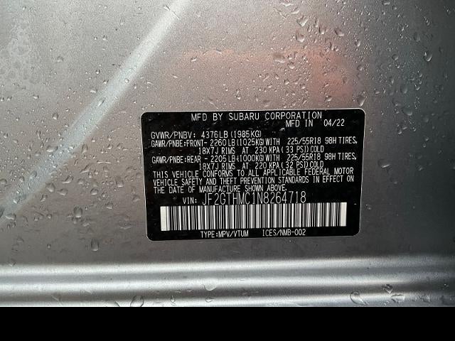 2022 Subaru Crosstrek Limited