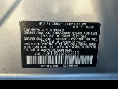 2021 Subaru Crosstrek Sport