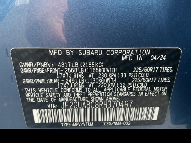 2024 Subaru Crosstrek Base