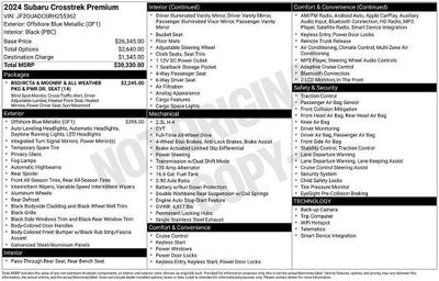 2024 Subaru Crosstrek Premium
