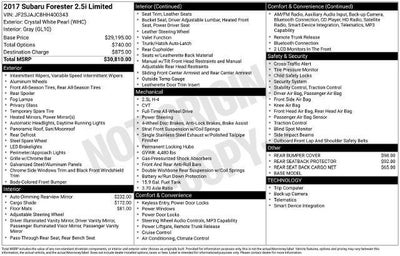 2017 Subaru Forester Limited