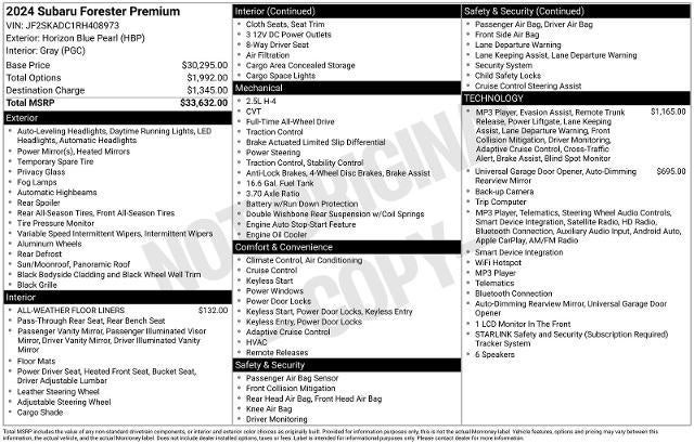 2024 Subaru Forester Premium