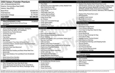 2022 Subaru Forester Premium