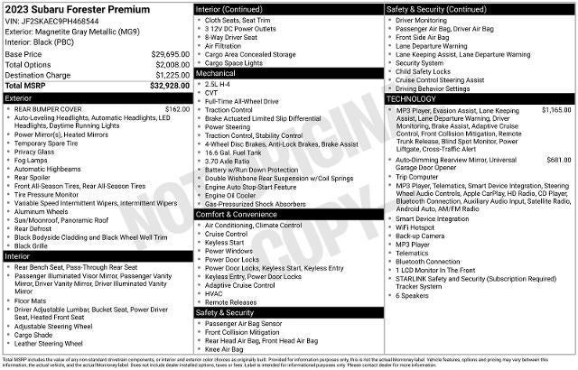 2023 Subaru Forester Premium