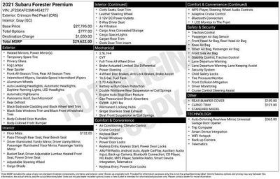 2021 Subaru Forester Premium