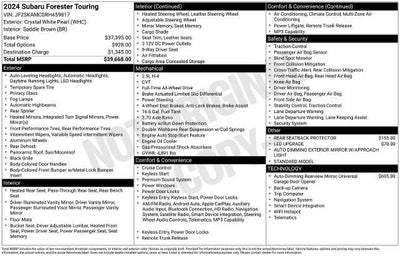2024 Subaru Forester Touring