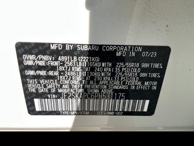 2023 Subaru Forester Limited