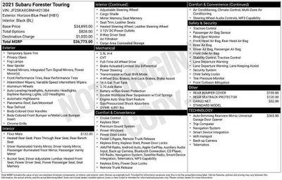 2021 Subaru Forester Touring