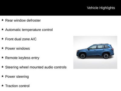 2025 Subaru Forester Base