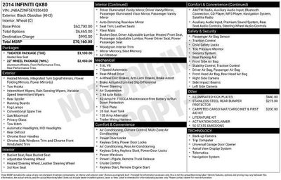 2014 INFINITI QX80 Base
