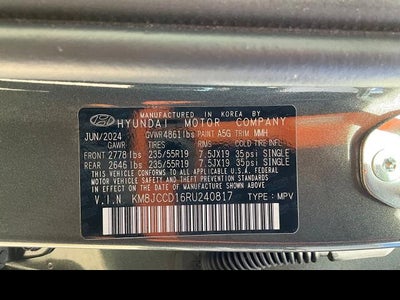 2024 Hyundai Tucson Hybrid SEL Convenience