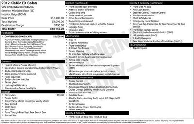 2012 Kia Rio EX