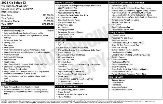 2022 Kia Seltos EX