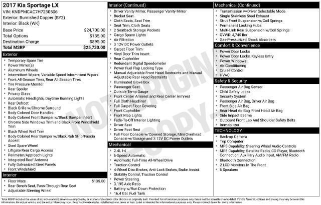 2017 Kia Sportage LX