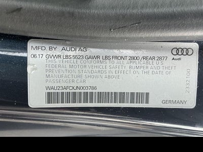 2018 Audi A7 Prestige