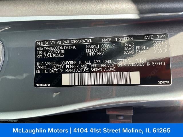 2022 Volvo XC60 Recharge Plug-In Hyb Inscription Expression