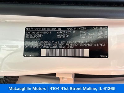 2023 Volvo XC60 Ultimate Bright Theme