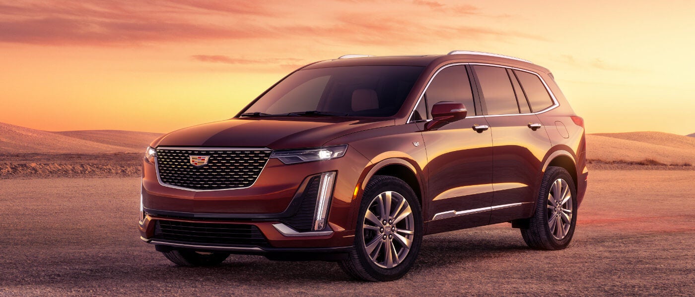 2024 Cadillac XT6 Exterior Desert Mountains At Sunset