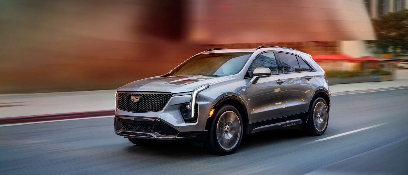 2025 Cadillac XT4 Exterior Driving Fast In City