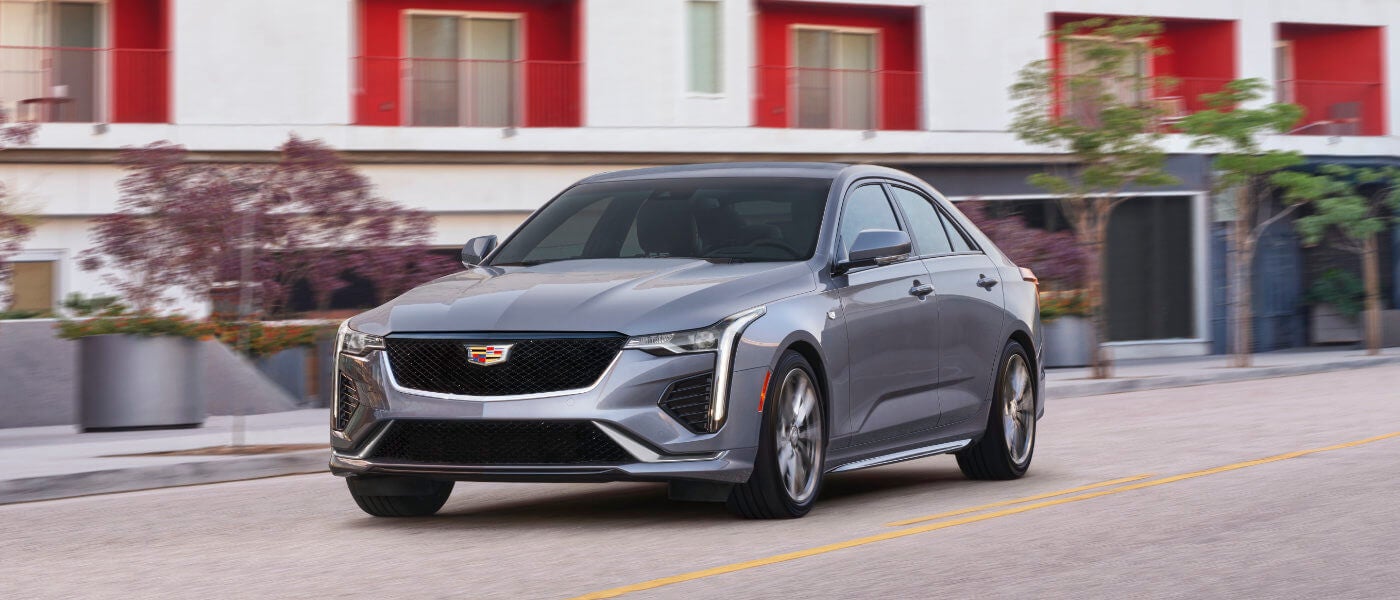 2026 Cadillac CT4 Exterior Parked On Town Street