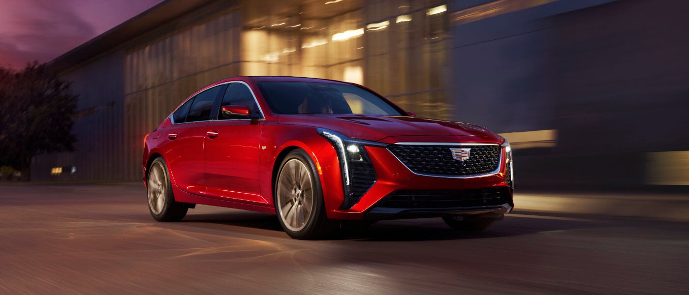 2026 Cadillac CT5 Exterior On Blurred City Street