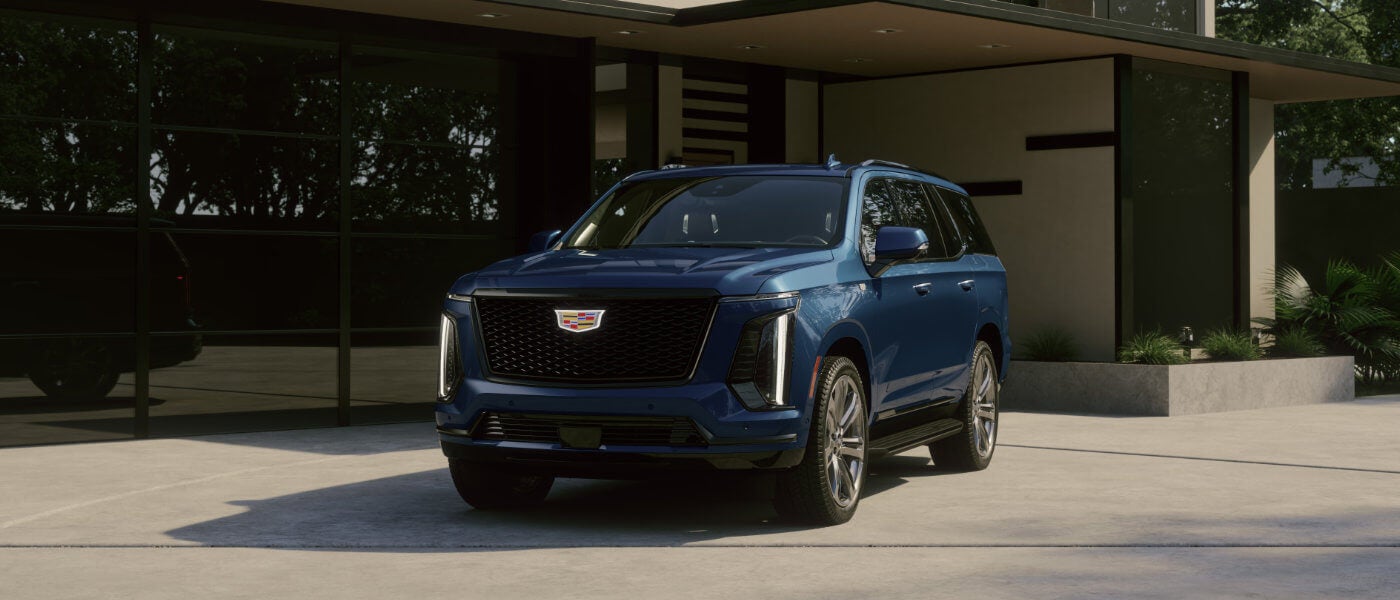 2026 Cadillac Escalade Exterior Parked Under Porch