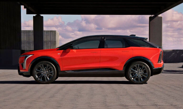 2026 Cadillac OPTIQ Exterior Parked In Front Of Building