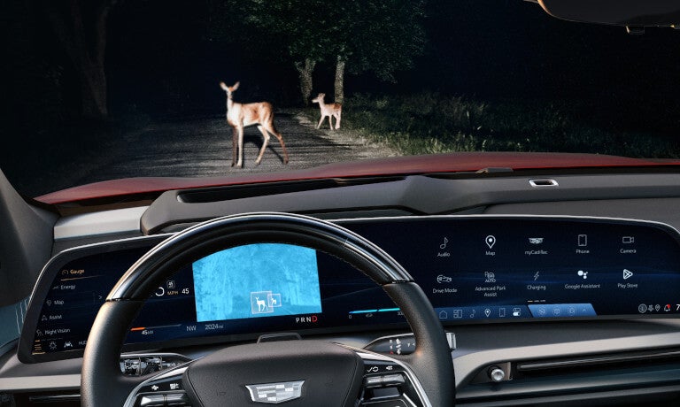2026 Cadillac VISTIQ Interior Safety Night Vision