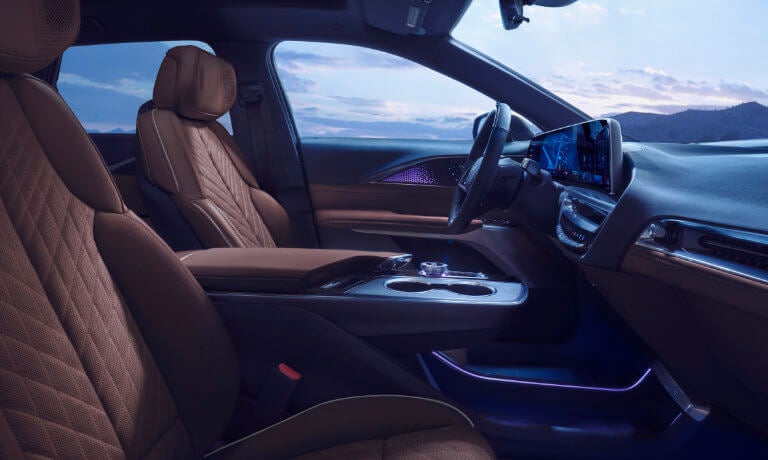 2027 Cadillac LYRIQ Interior Front Seats Side View