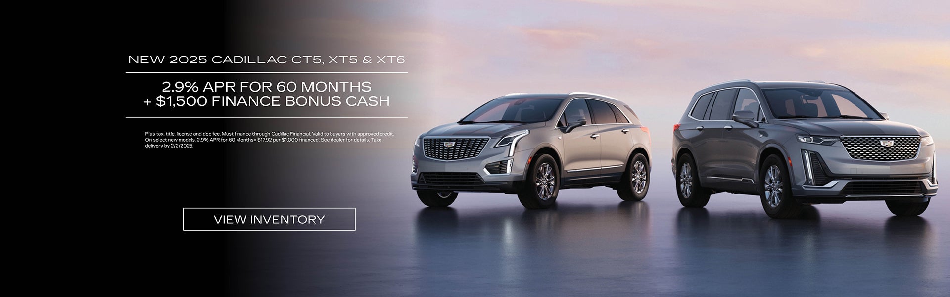 2025 Cadillac CT5, XT5, XT6