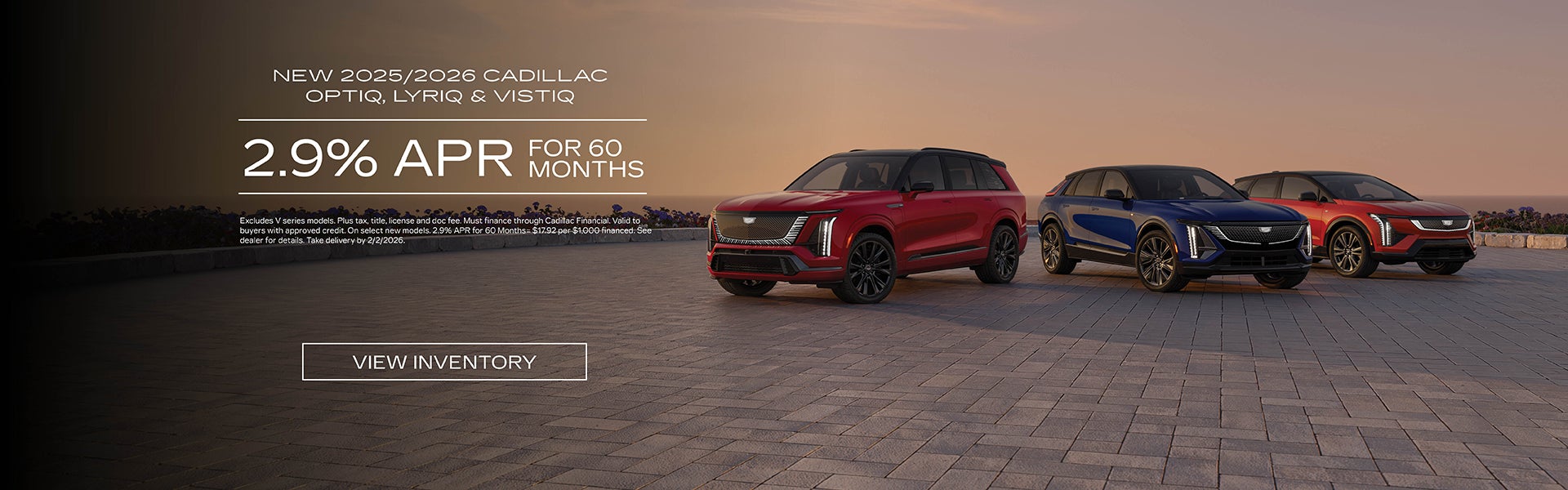 2025/2026 Cadillac Lyriq, Optiq, Vistiq