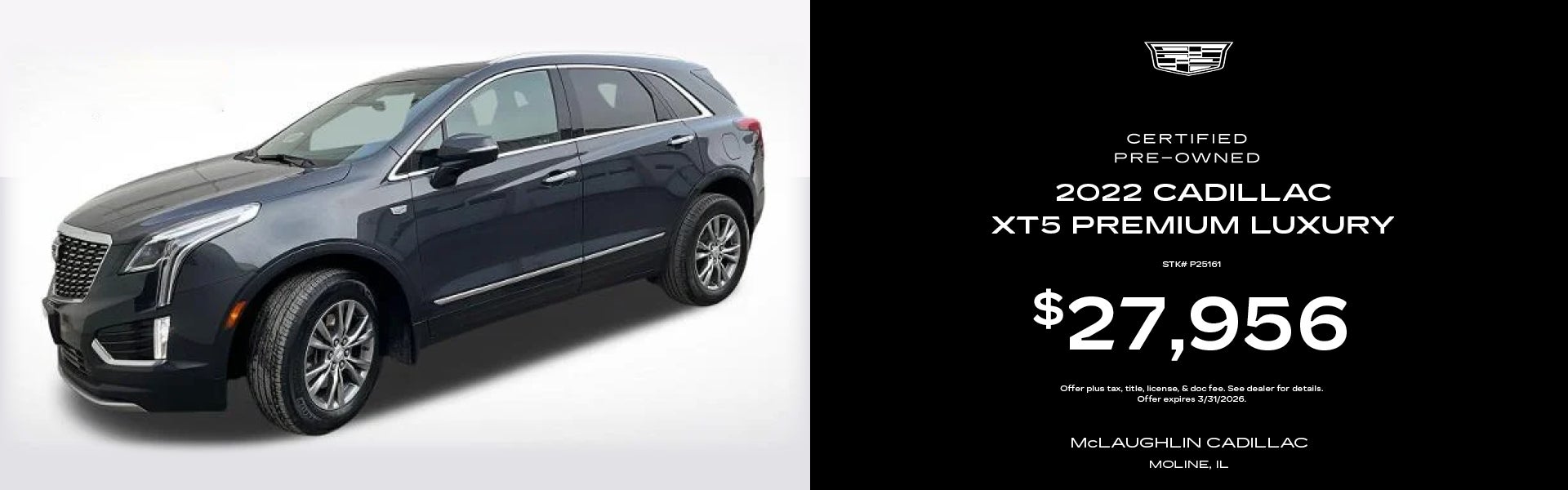 CPO 2022 Cadillac XT5
